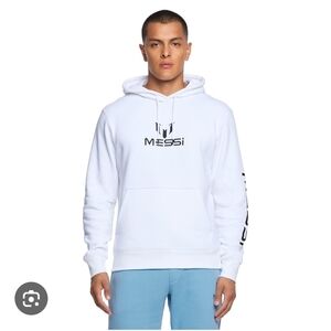 Messi Men's White Hoodie XL